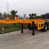2-axle 3-axle 40 Feet Flatbed Semi Trailers for Container and Bulk Cargo Transportation