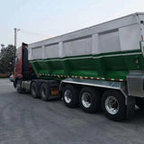 2-axle 3-axle 40 Feet Flatbed Semi Trailers for Container and Bulk Cargo Transportation