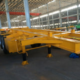 2-axle 3-axle 40 Feet Flatbed Semi Trailers for Container and Bulk Cargo Transportation